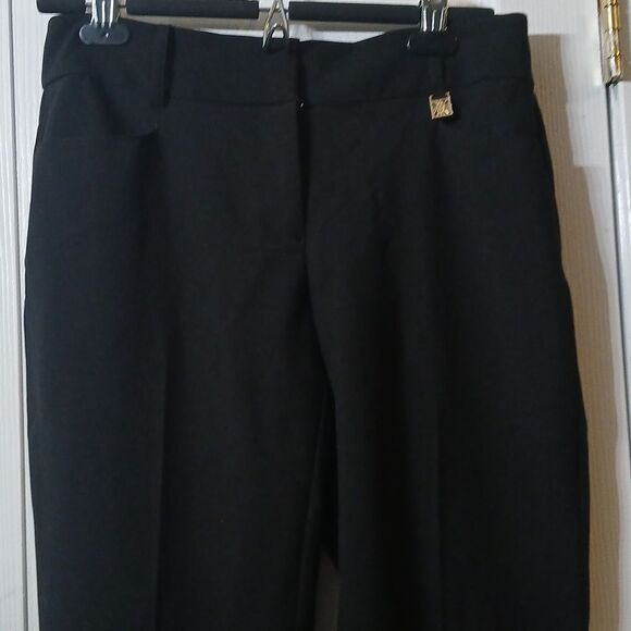 Anne Klein black dress pants with front pockets Sz 2 NWOT - Picture 3 of 9